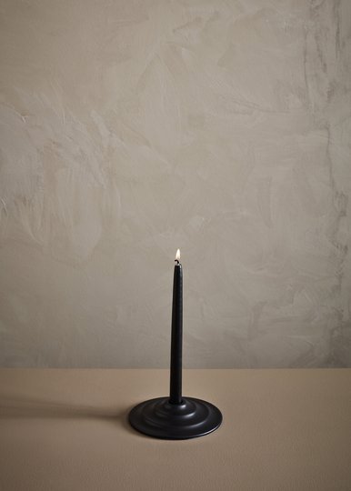 LAVA - Candle holder black matt
