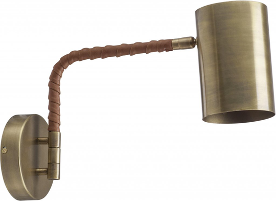 Nora vägglampa komp. (Mässing/guld)