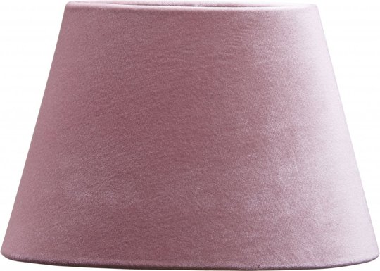 Oval Sammet 20cm (Rosa)
