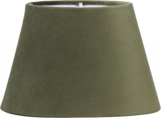 Oval sammet 20cm (Grön)