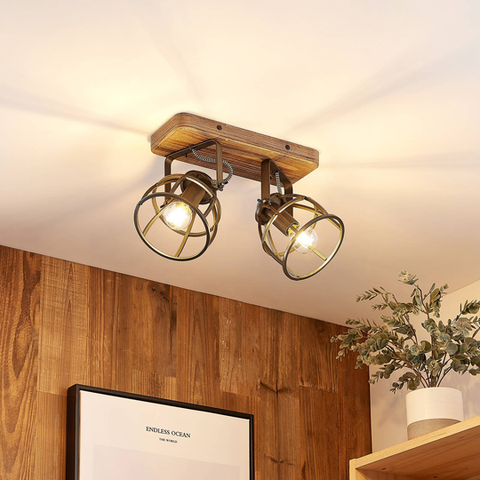 Lindby Rutger takspotlight, 2 lampor