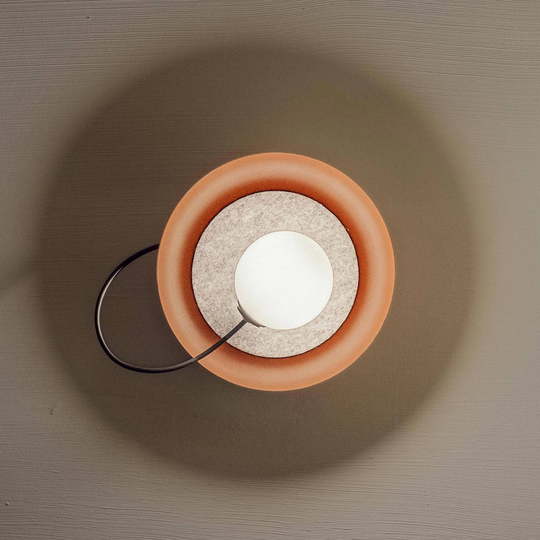 Milan Wire vägglampa Ø 24 cm kopparmetallic