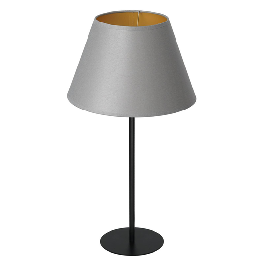 Bordslampa Soho, konisk höjd 56cm grå/guld