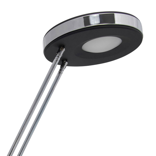 LED-bordslampa MAULpuck, teleskoparm, svart