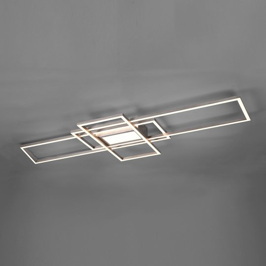 LED-taklampa Irvine 3 000-6 500 K, nickel matt