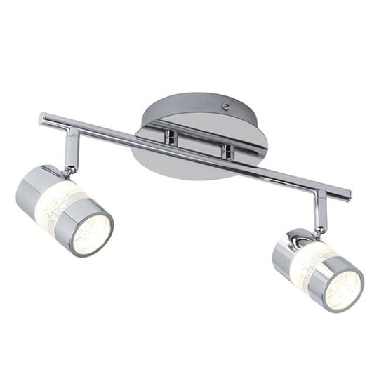 LED-takspotlight Bubbles, IP44, 2 lampor
