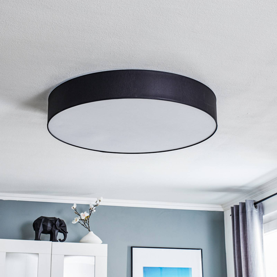 Taklampa Rondo, mörkgrå Ø 80 cm