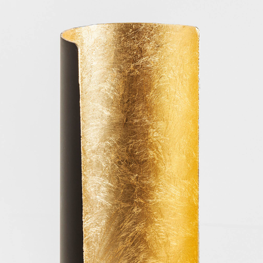 Kare Tube Duo golvlampa, svart/guld