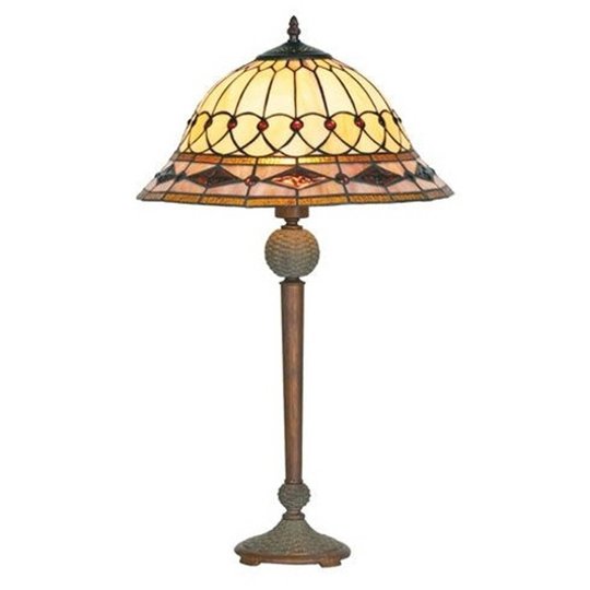 Kassandra bordslampa i tiffanystil