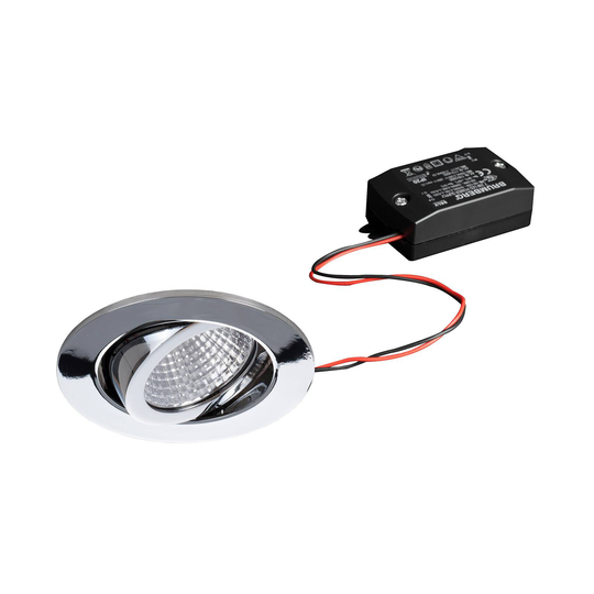 BRUMBERG LED-downlight 38° rund krom 3 000 K