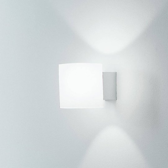 Martinelli Luce Tube vägglampa, glasskärm 14 cm