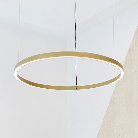 Luceplan Compendium Circle 110 cm, mässing