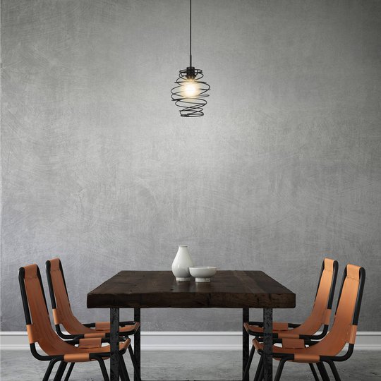 Hänglampa Black Steel 4870, 1 lampa