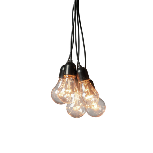 Istappsslinga 20 lampor LED (Svart)
