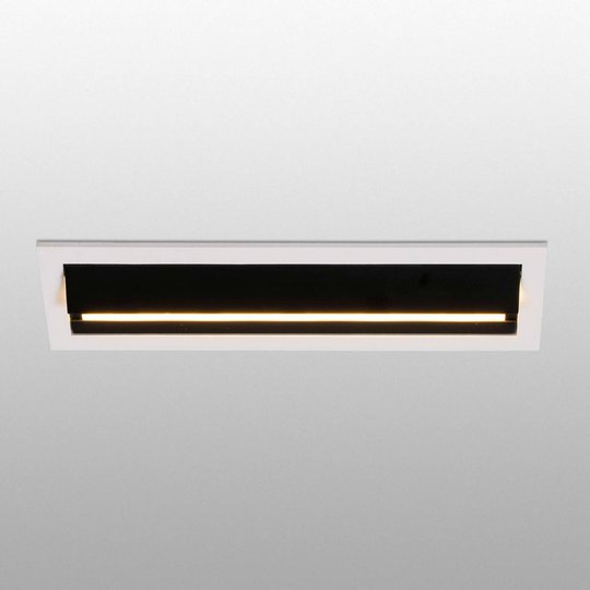 LED-Wallwasher Troop, inbyggnadslampa med ram