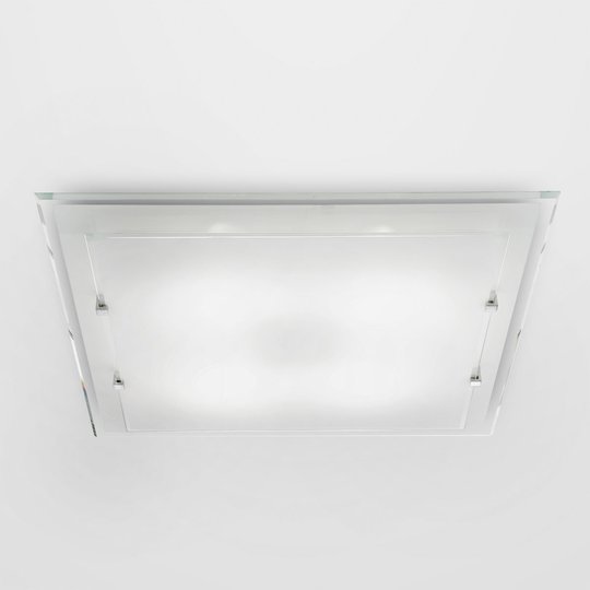 Kantig taklampa Victoria, 40 cm x 40 cm