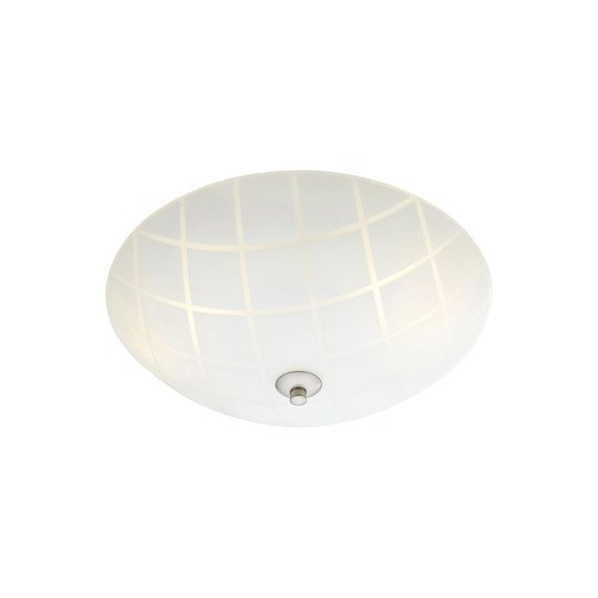 Taklampa Ruta av glas, Ø 35 cm