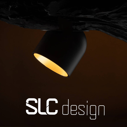 SLC Cup LED-downlight, svart/guld 3 000 K