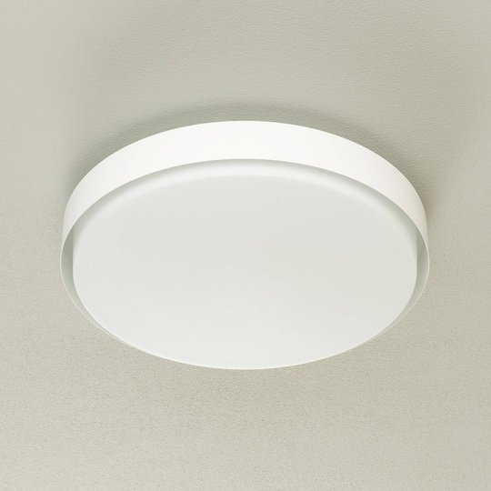 BEGA 12165 LED-taklampa vit, Ø 50 cm, DALI