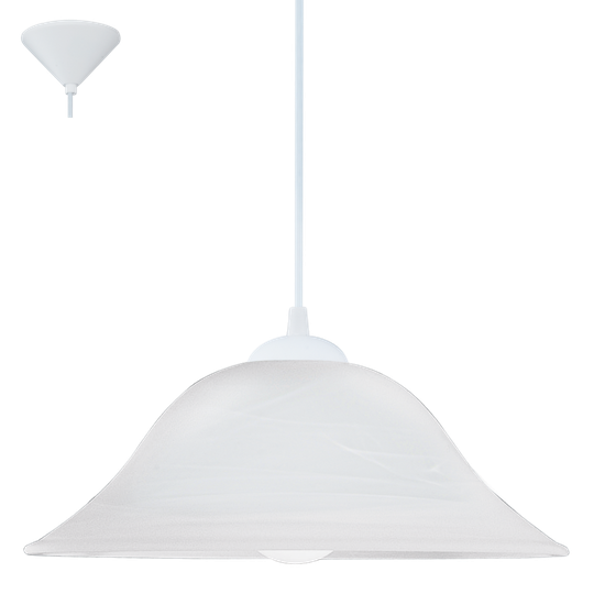 Albany taklampa (Vit)