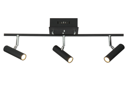 Artic 3-spot rak LED (Svart)