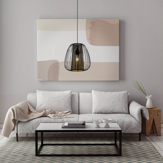 Hänglampa Curasao med dubbelskärm, 1 lampa