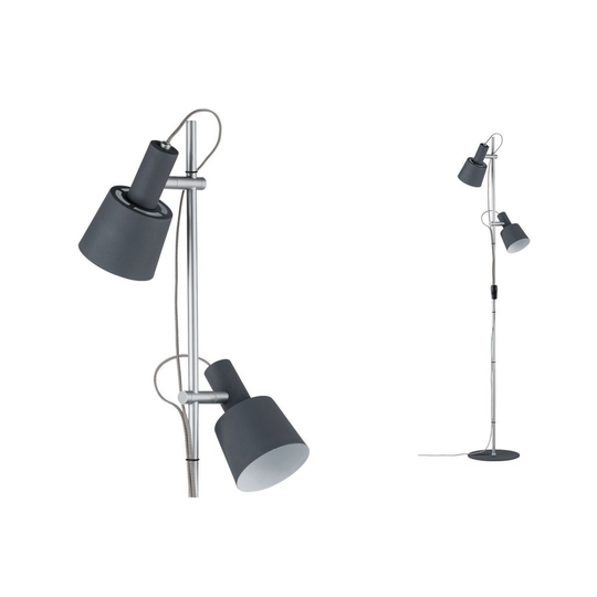 Haldar golvlampa (Mörkgrå)