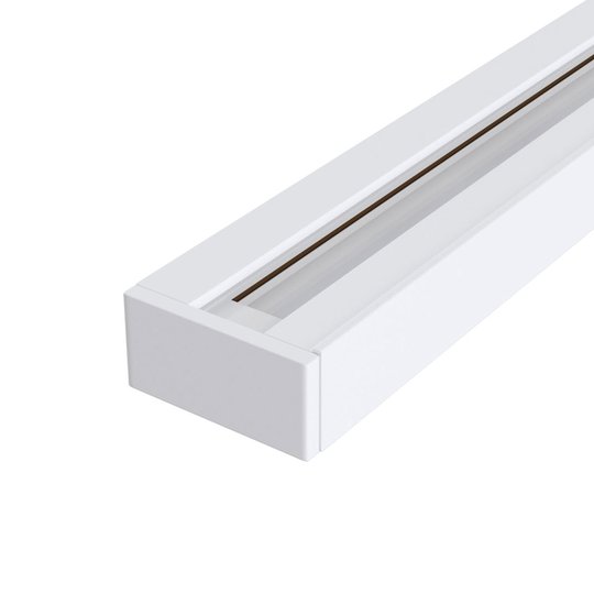 1-fas skena Track i vitt, 100 cm