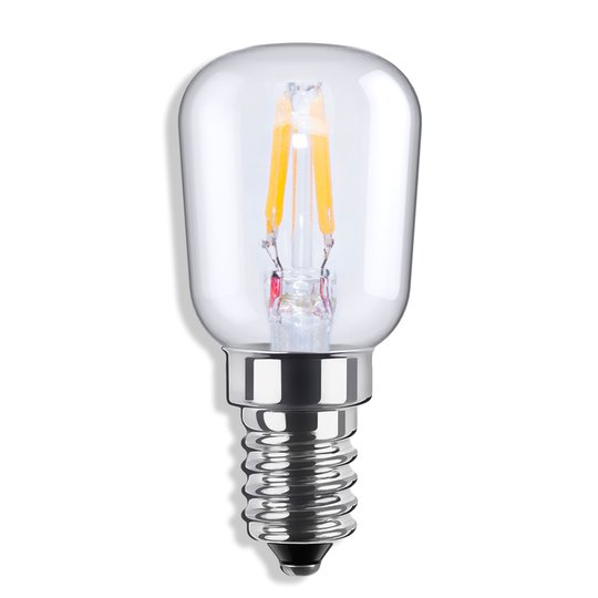 LED kylskåpslampa E14 2,7W 927 filament, klar