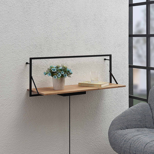 Lindby Rianita LED-vägghylla, belyst, 80 cm
