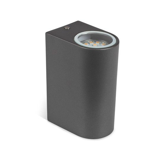 Klart lysande LED-utomhusvägglampa Bastia 14,5