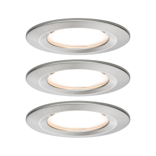 Premium LED Slim Coin Satin dimbar Infälld (Järn)