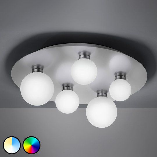 Trio WiZ Dicapo LED-taklampa, 5 lampor