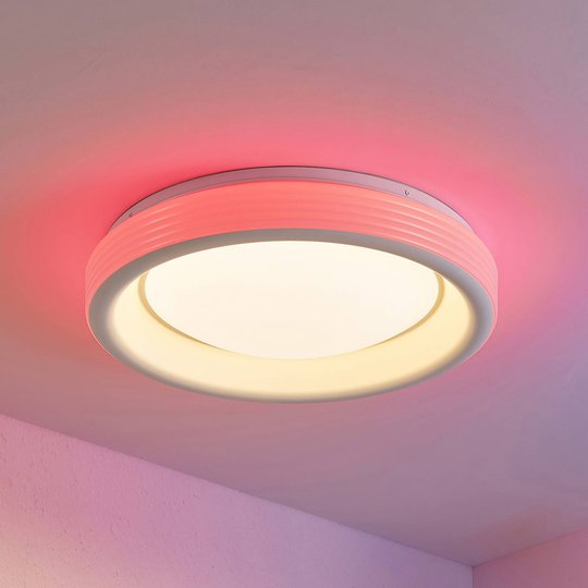 Lindby Inarum LED-taklampa, RGB, CCT, dimbar