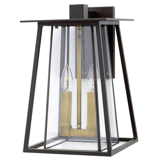 Klar strukturerad vägglampa Walker