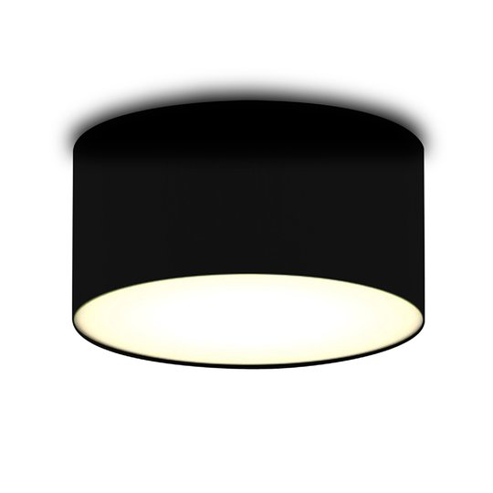 Svart textil-taklampa Ceiling Dream 20 cm