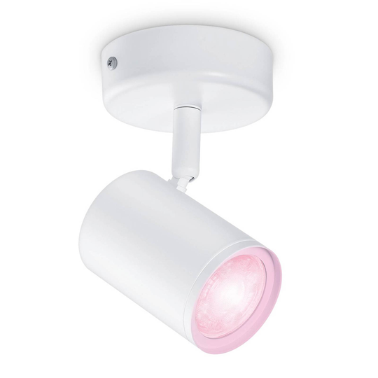 WiZ Imageo LED-spotlight 1 lampa RGB, vit
