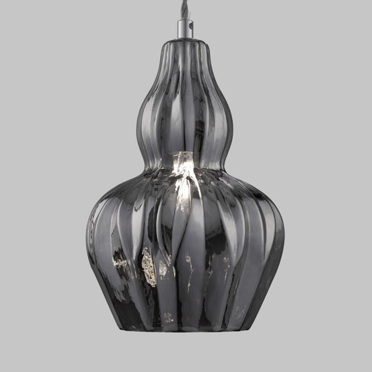 Pendellampa Eustoma med speglat glas