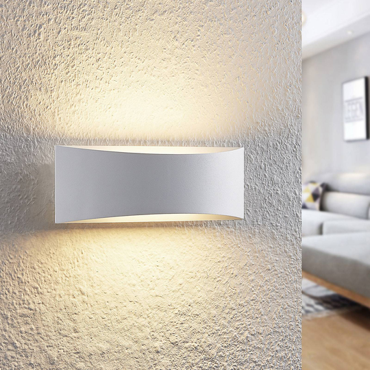 Arcchio Danta LED-vägglampa, vit