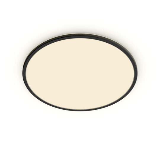 22W Plafond Superslim Svart