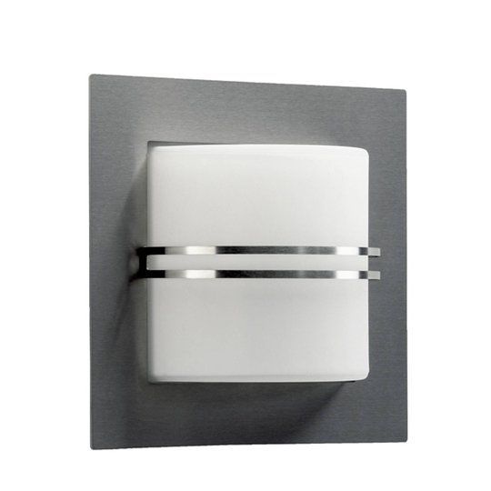 Modern utomhusvägglampa i rostfritt stål 428