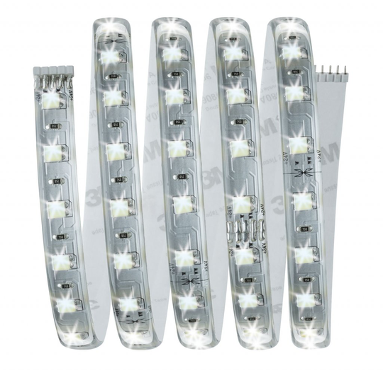 Basic Set 150cm inställbar vit - max. exp. 300cm (Silber)