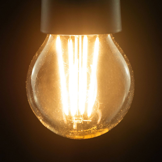 SEGULA LED-lampa E27 8,5 W 827 filament klar