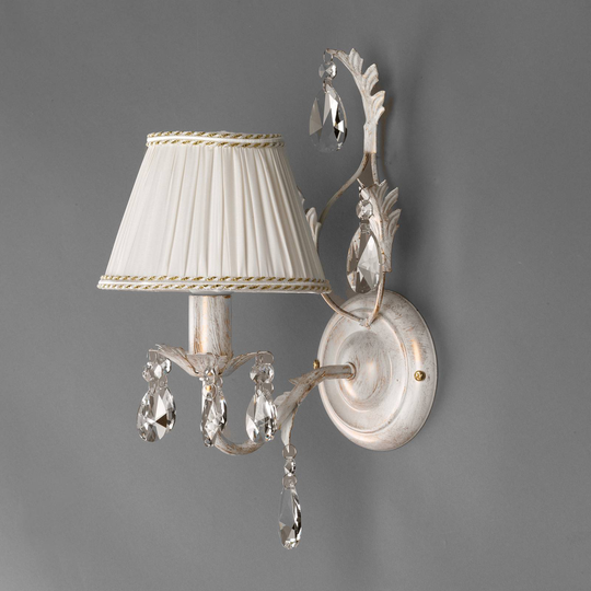 Vägglampa Karen med textilskärm, 1 lampa