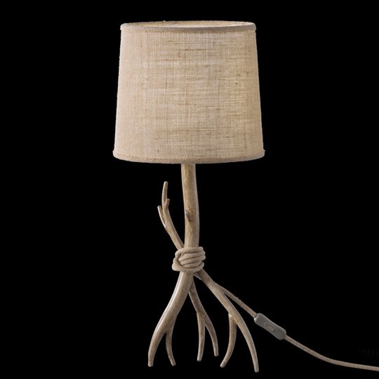 Bordslampa Sabina med textilskärm