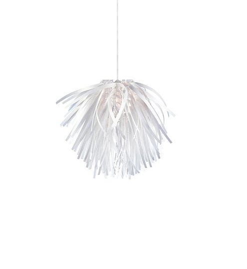 Flora taklampa (Vit)