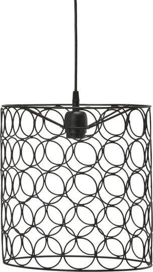 Ring taklampa 30cm (Svart)