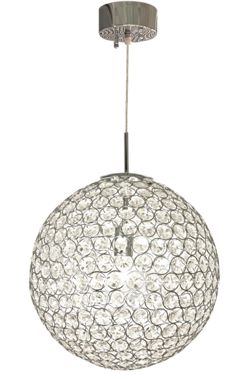 Bling taklampa 38cm (Förkromad/blank)