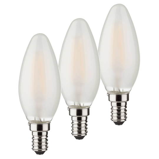 LED-ljus E14 4 W 2 700 K 3-pack 470 lm matt