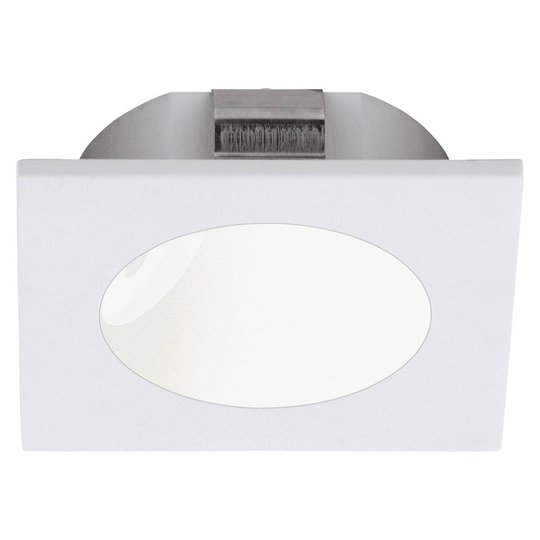 LED-vägginbyggnadslampa Zarate, vit